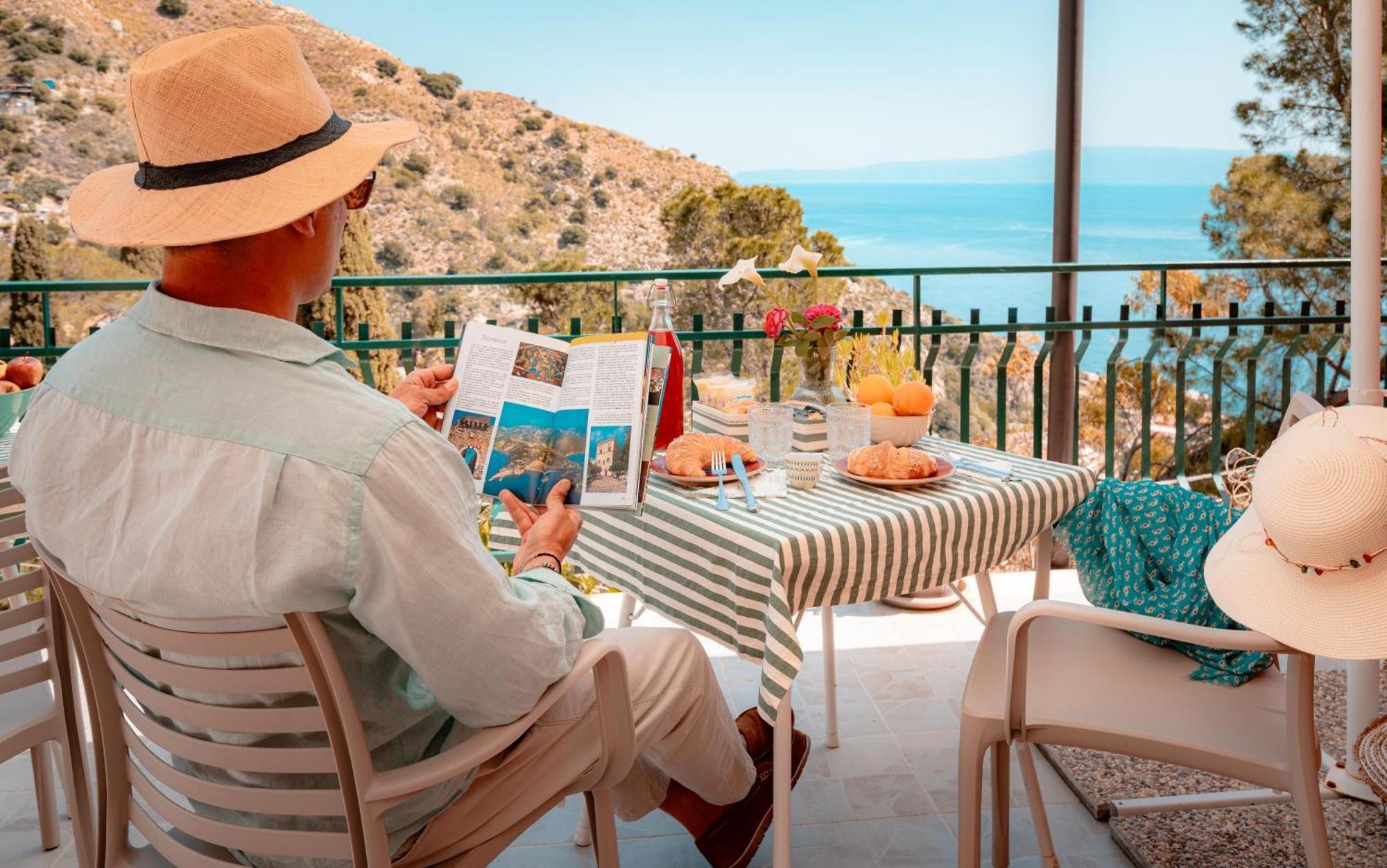 Pascià Madonna Rocca Acomodação com café da manhã Taormina Exterior foto